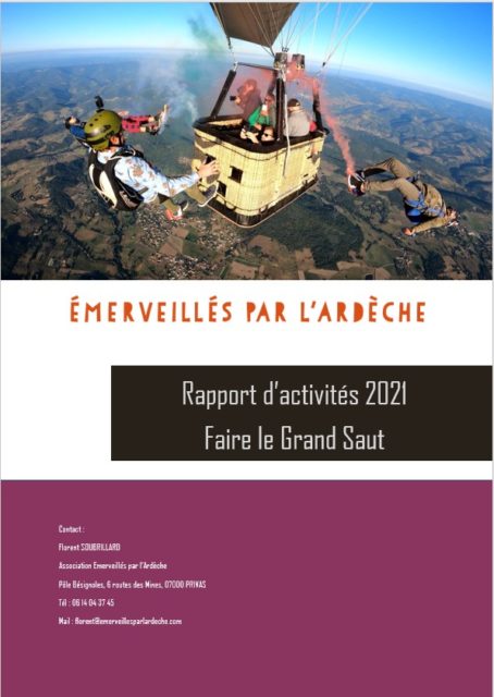 Couvertue rapport d'activité 2021
