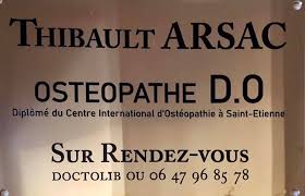 Thibault ARSAC Ostéopathe